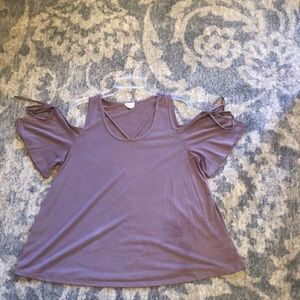 Cold shoulder shirt
